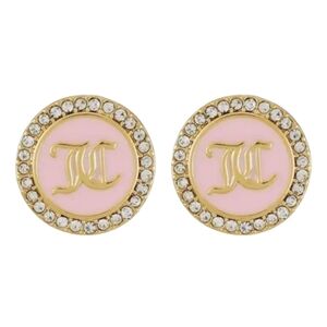 Juicy Couture Pink and Gold Earrings